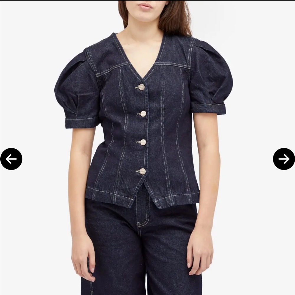 DAMSON MADDER SHELL DENIM TOP